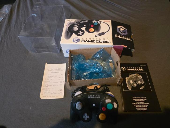 GameCube Controller Zwart - Compleet in Doos!, Spelcomputers en Games, Games | Nintendo GameCube, Zo goed als nieuw, Overige genres