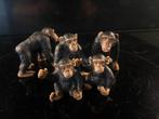 Schleich Chimpansee Familie, Ophalen of Verzenden, Zo goed als nieuw, Paard, Beeldje of Figuurtje