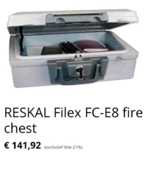 Kluis koffer, Huis en Inrichting, Brandblussers en Brandkasten, Zo goed als nieuw, Ophalen of Verzenden