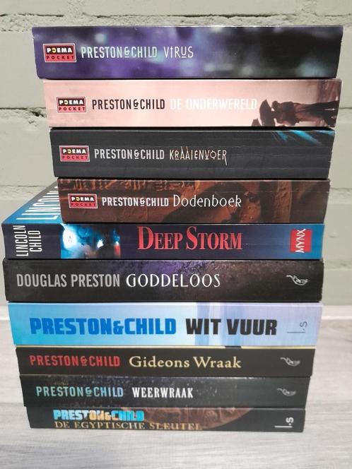 Diverse boeken Preston Child, Boeken, Thrillers, Gelezen, Nederland, Ophalen of Verzenden
