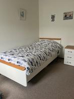 Aupingbed eenpersoons / automatisch verstelbaar, Huis en Inrichting, Ophalen, 90 cm, Eenpersoons, Wit