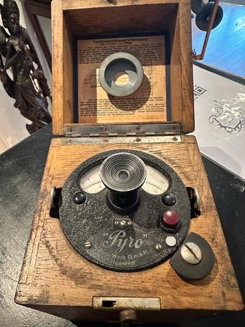 Antieke Pyrometer Pyrowerk Hannover 1927 beschikbaar voor biedingen