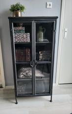 Dutchbone vitrine kast metaal  1.25 mtr x 60 cm breed, Huis en Inrichting, Kasten | Vitrinekasten, Ophalen of Verzenden, 25 tot 50 cm