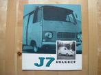 Peugeot J7 Bestelwagen Brochure 1974, Ophalen, Zo goed als nieuw, Peugeot, Peugeot