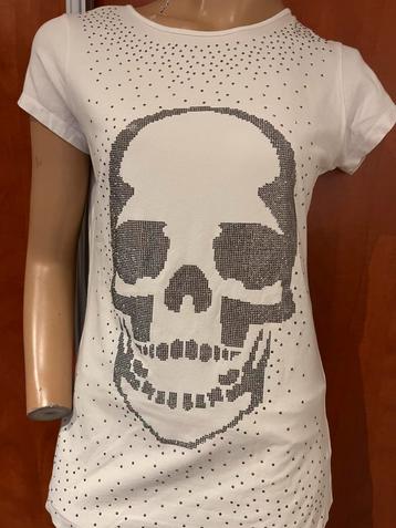 PHILIPP PLEIN shirt met strass maat L origineel zgan beschikbaar voor biedingen