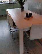 grenen tafel, wit, Ophalen, Gebruikt, 200 cm of meer, 50 tot 100 cm