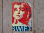 Metalen wandbord Taylor Swift - (wo)man cave - metal plate, Verzenden, Nieuw, Poster, Artwork of Schilderij