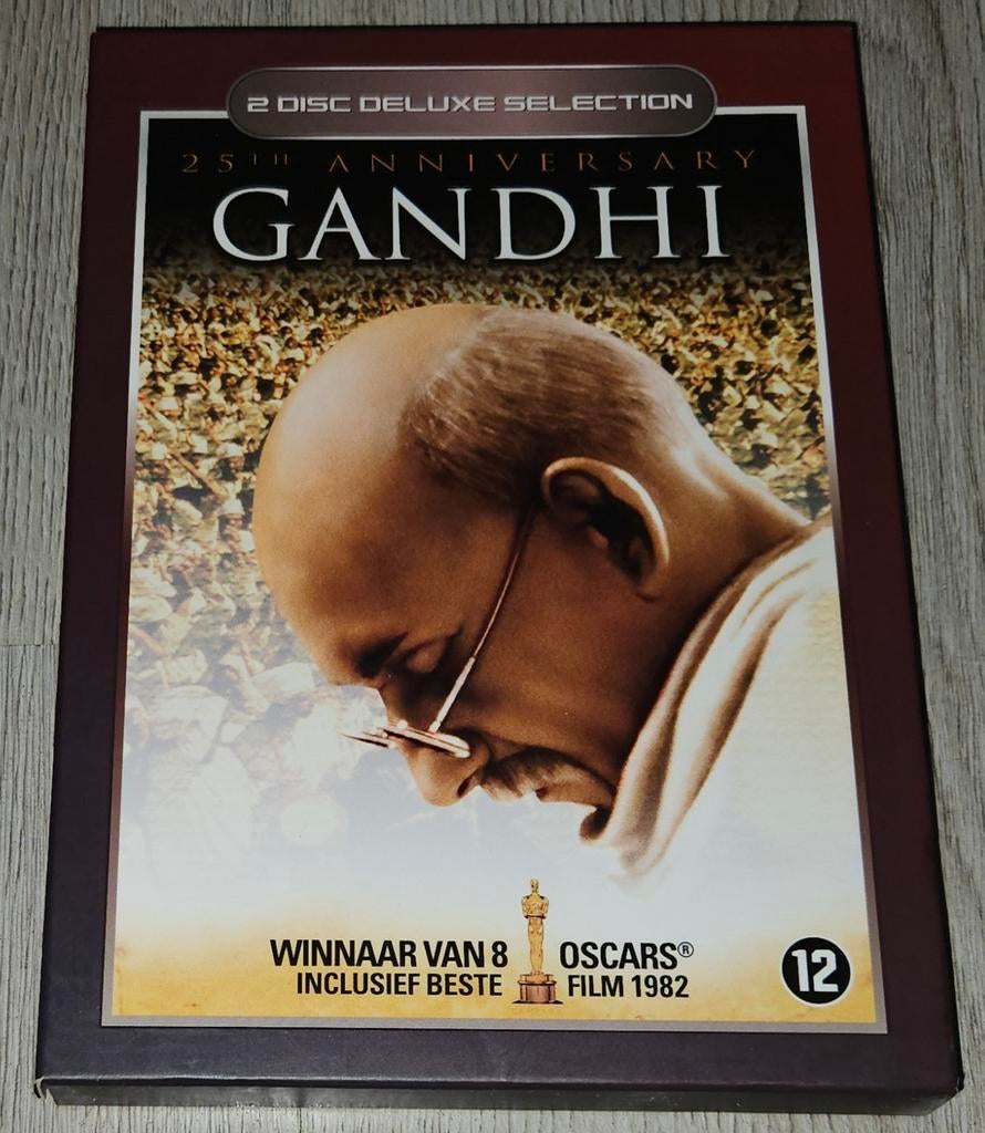 Gandhi 25th Anniversary Deluxe Edition 2DVD Box, Boxset, Ophalen of Verzenden, Zo goed als nieuw, Politiek of Geschiedenis