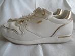 MEXX sneaker schoen wit goud mt 37, Mexx, Wit, Ophalen of Verzenden, Sneakers of Gympen