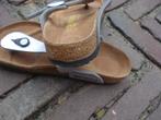 GRATIS VERZENDEN ZILVEREN GIZEH BIRKENSTOCKS MT 36, Slippers, Overige kleuren, Birkenstock 36, Verzenden