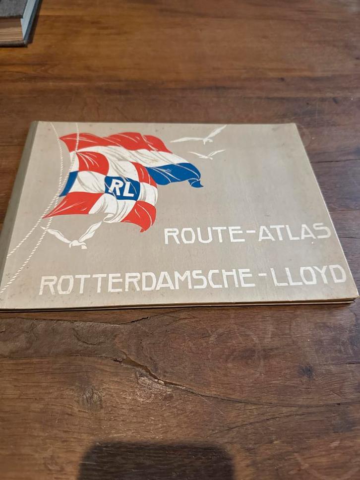 Rotterdamsche Lloyd Route-Atlas 1929, Boeken, Atlassen en Landkaarten, Gelezen, Overige atlassen, Wereld, 1800 tot 2000, Ophalen of Verzenden