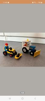 6524 Lego Traktor  + 6603 Lego Shovel, Ophalen of Verzenden, Gebruikt, Complete set, Lego