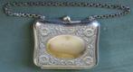 Nr G167: Antiek verzilverd Engels tasje (purse), Antiek en Kunst, Ophalen of Verzenden