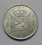 Belgie 1 franc 1880, Verzenden, België, Zilver