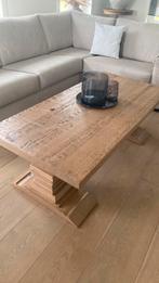 Eiken salontafel, Ophalen, Gebruikt, 100 tot 150 cm, 50 tot 100 cm