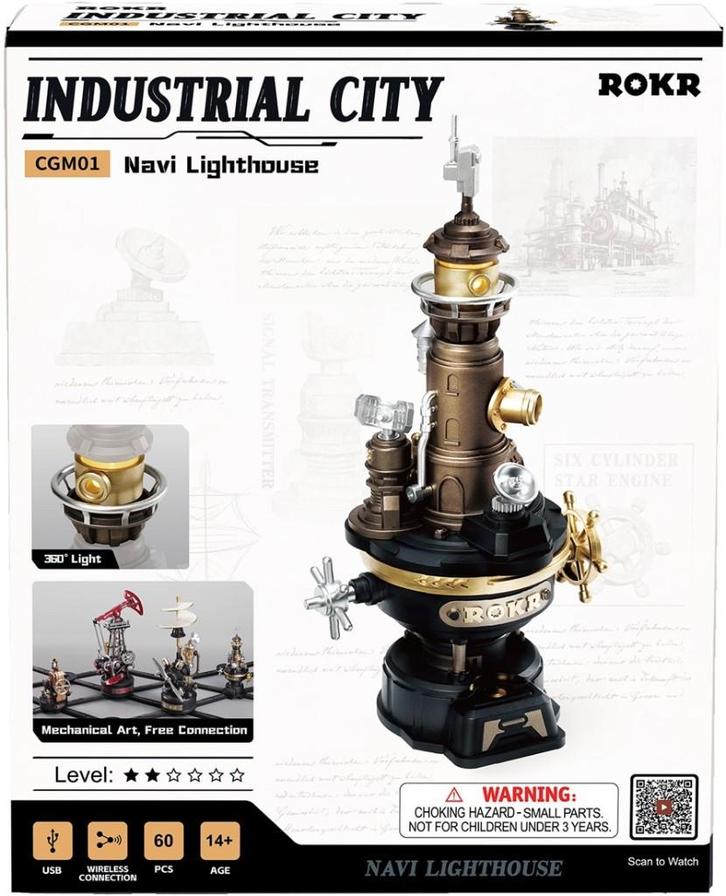 Robotime Navi Lighthouse, Hobby en Vrije tijd, Knutselen, Nieuw, Ophalen of Verzenden