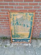 Antieke reis affiche, Cheverny, 30er jaren!, Ophalen of Verzenden