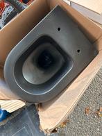 Nieuwe Mat Zwarte Toiletpot, Doe-het-zelf en Verbouw, Sanitair, Ophalen of Verzenden, Nieuw, Steen, Toilet