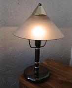 Stijlvolle Herda tafellamp, Huis en Inrichting, Lampen | Tafellampen, Ophalen of Verzenden, Zo goed als nieuw, Glas, Minder dan 50 cm