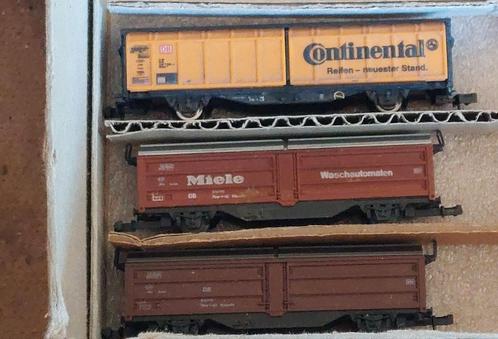 NLK 0709 SCHUIFWAND WAGONS 1/160, Hobby en Vrije tijd, Modeltreinen | N-Spoor, Zo goed als nieuw, Wagon, Gelijkstroom, Trix, Ophalen of Verzenden