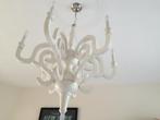 Witte kroonluchter - Moooi look, kort gebruikt, Ophalen, Zo goed als nieuw, Hout, 10s