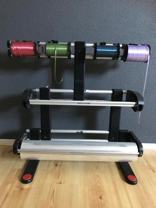 Papierrolhouder Rocholz - inpakpapier roller - lintafroller, Diversen, Cadeaupapier, Gebruikt, Ophalen