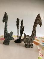 Bronzen beeldengroep met koi vissen, Antiek en Kunst, Ophalen of Verzenden