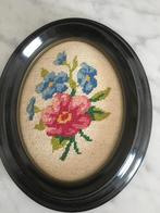 2 geborduurde schilderijtjes, Hobby en Vrije tijd, Ophalen of Verzenden, Zo goed als nieuw, Overige typen