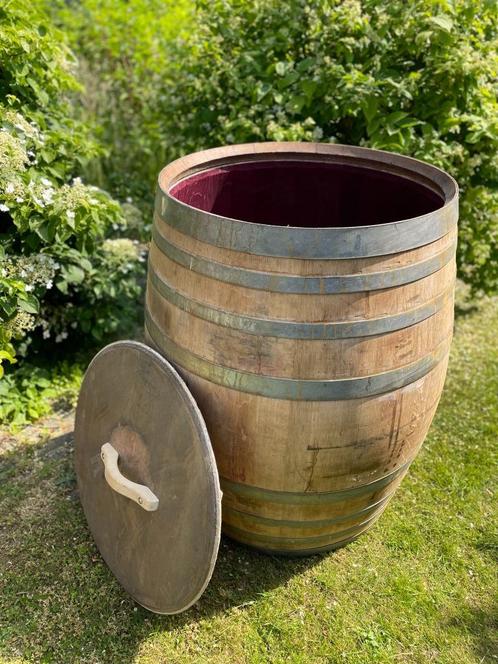 ACTIE! Wijnvat 450 Liter – Dompelbad - ijsbad - regenton, Tuin en Terras, Regentonnen, Nieuw, Hout, 150 liter of meer, Ophalen of Verzenden