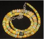 ketting 40 cm Ethiopische Opaal 3-8 mm prachtig en uniek, Ophalen of Verzenden, Nieuw, Bruin, Steen of Mineraal