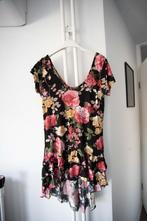 Lang T-shirt met bloemenpatroon Object maat L, Y2K, Kleding | Dames, T-shirts, Overige kleuren, Verzenden, Korte mouw, Gedragen