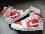 NIEUW Nike Air Jordan 1 Mid Citrus Orange White W 44 dunk, Nieuw, Ophalen of Verzenden, Sneakers of Gympen, Nike