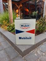 Mobiloil olieblik 5 liter mancave garage, Verzamelen, Ophalen of Verzenden, Gebruikt, Overige, Overige merken
