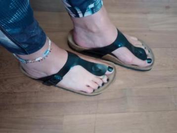 GRATIS VERZENDEN NIEUWE ZWARTE LAK GIZEH BIRKENSTOCKS MT 37 beschikbaar voor biedingen