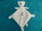 Wit velours beren doek lap I am new here van Nicotoy, Ophalen of Verzenden, Nieuw, Overige typen