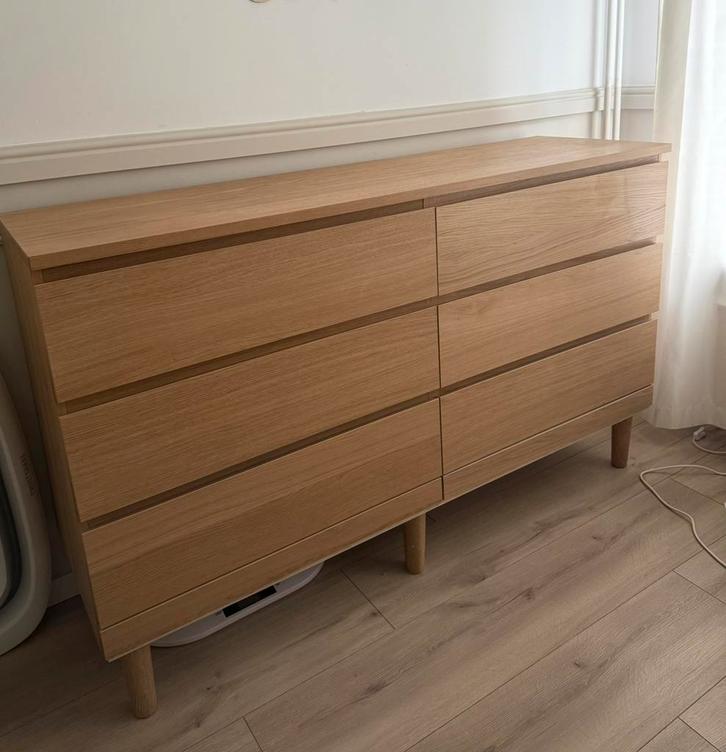 Ikea Malm Ladekast, Huis en Inrichting, Kasten | Ladekasten, Zo goed als nieuw, 150 tot 200 cm, 50 tot 100 cm, 25 tot 50 cm, 3 of 4 laden