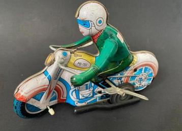 Wind-Up Toy, Motorrijder, Jaren ‘70 beschikbaar voor biedingen