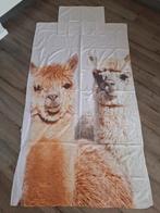 Alpaca's Dekbedovertrek, 140x200/220cm., Eenpersoons, Dekbedovertrek, Ophalen of Verzenden, Zo goed als nieuw