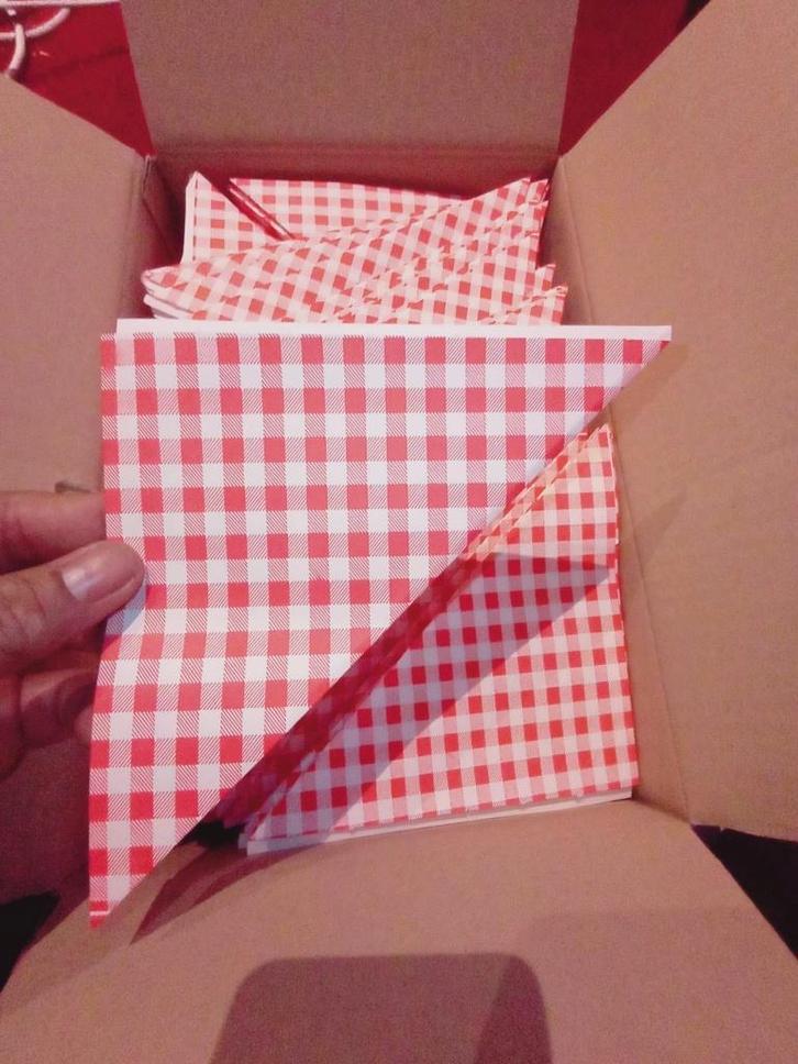 Puntzak 17 cm boerenbont geruit, Huis en Inrichting, Keuken | Servies, Nieuw, Overige typen, Boerenbont, Overige materialen, Ophalen of Verzenden