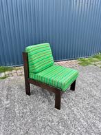 Vintage fauteuil stoel gestreept, Ophalen, Gebruikt, C, C