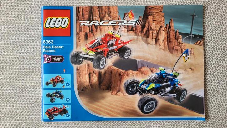 Lego 8363 Racers - Baja Desert Racers, Kinderen en Baby's, Speelgoed | Duplo en Lego, Zo goed als nieuw, Lego, Complete set, Ophalen of Verzenden