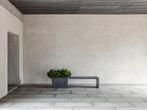 Domani Zinc IN-OUT bench exclusieve plantenbak tuinbank, Ophalen, Gebruikt, Metaal