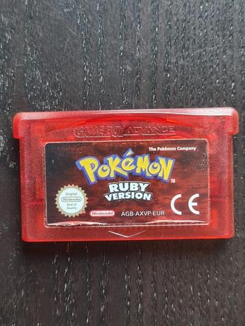 Pokémon Ruby Version - Game Boy Advance (GBA) beschikbaar voor biedingen