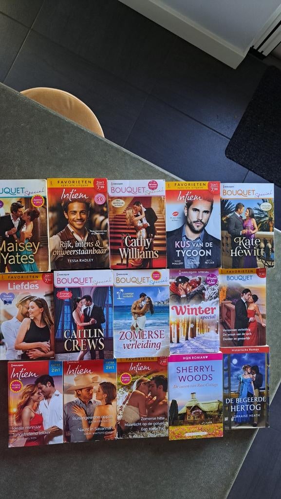 Harlequin/bouquetreeks specials, Ophalen, Gelezen