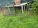 Oud  hekwerk/ poort met middenstander, Ophalen, Gebruikt, IJzer, Sierhekwerk