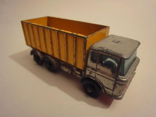 zilver/gele Tipper Container Truck Matchbox #47 Lesney, Hobby en Vrije tijd, Modelauto's | Overige schalen, Gebruikt, Bus of Vrachtwagen