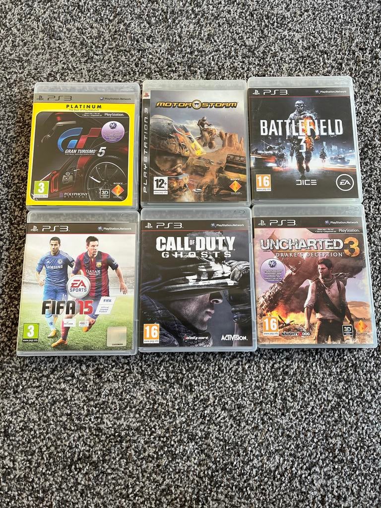 PS3 Games - Gran Turismo, Battlefield, FIFA, meer!, Spelcomputers en Games, Games | Pc, Online, Gebruikt, 1 speler, Racen en Vliegen