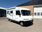 Hymer B574 vast bed en hefbed, Caravans en Kamperen, Campers, Integraal, Ringverwarming, Fiat, Luifel