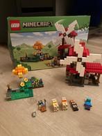 Lego Minecraft windmill farm 21262, Kinderen en Baby's, Speelgoed | Duplo en Lego, Ophalen of Verzenden, Zo goed als nieuw, Complete set
