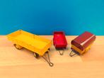 Dinky Toys # 25s, #25t en # 70 originele Franse trailers, Ophalen of Verzenden, Gebruikt, Overige typen, Dinky Toys